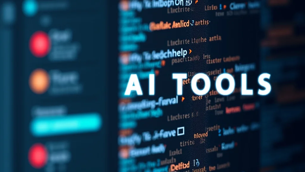This image shows a vibrant collage representing 10 best AI tools for bloggers, free and paid options.